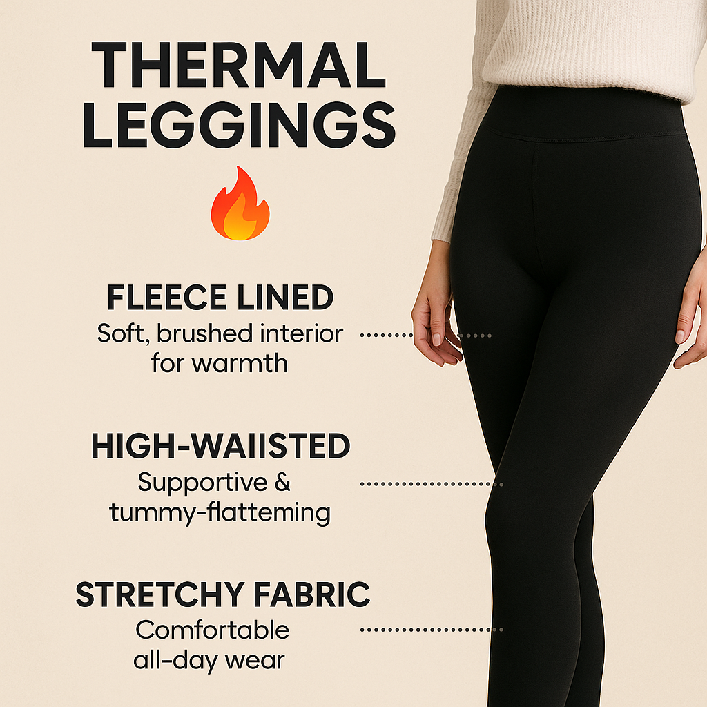 Amodela Heat Luxe  Leggings – Looks Chic, Feels Cozy